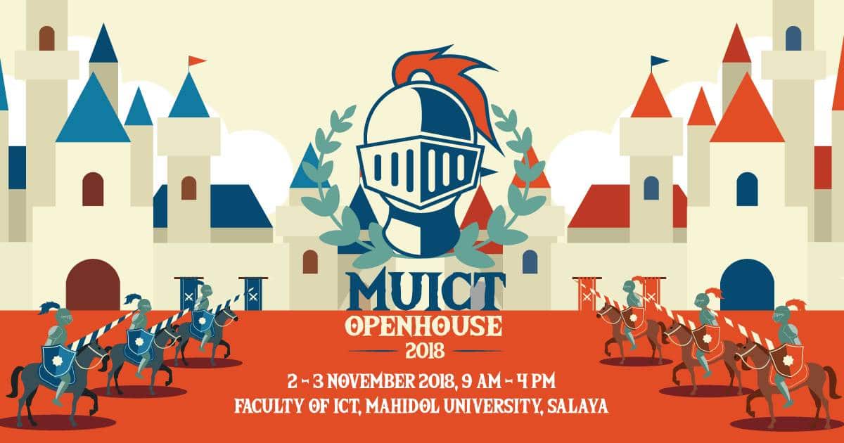 MUICT Open House 2018 Banner